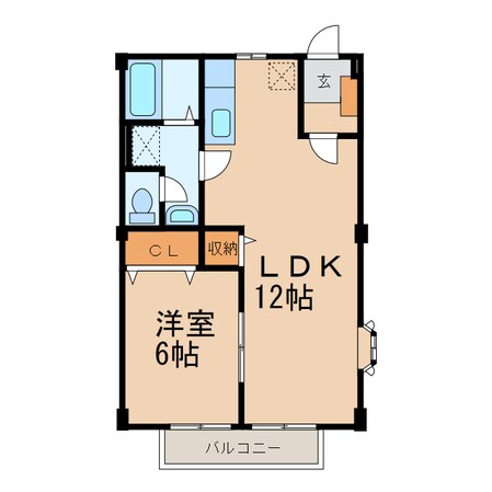 カーム和田の物件間取画像